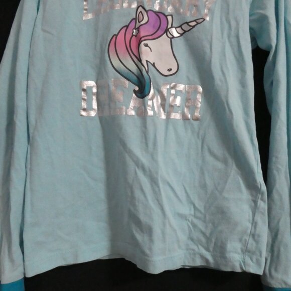 GEORGE | large (10-12) | Unicorn Legendary Dreamer Long Sleeve Pajama Shirt - Picture 8 of 15